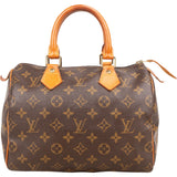 Louis Vuitton Monogram Canvas Speedy 25 Handbag