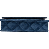 Chanel Denim Wallet on Chain Crossbody Bag