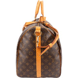Louis Vuitton Monogram Canvas Keepall 55 Bandoulière Travel Bag