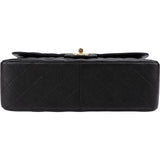 Chanel Quilted Caviar Leather Jumbo Double Flap Crossbody Bag
