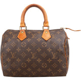 Louis Vuitton Monogram Canvas Speedy 25 Handbag
