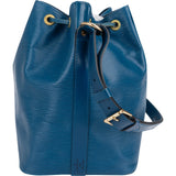 Louis Vuitton Blue Epi Leather Sac Noé Petit Shoulder Bag