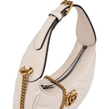 GucciQuilted Leather GG Marmont Half-Moon-Shaped Mini Shoulder Bag