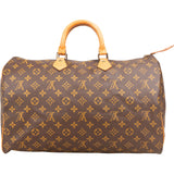Louis Vuitton Monogram Canvas Speedy 40 Handbag