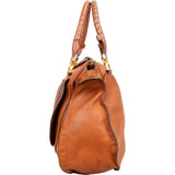 Chloé Leather Marcie Saddle Hobo Shoulder Bag