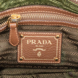 Prada Tessuto Vitello Daino Bauletto Satchel Handbag