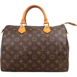Louis Vuitton Monogram Canvas Speedy 30 Handbag