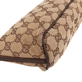 Gucci Monogram GG Canvas Boat Pochette Handbag