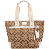 Coach Monogram Signature Tote Shoulder Bag