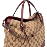 Gucci Monogram GG Canvas Bree Tote Handbag