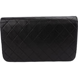 Chanel Quilted Lambskin 24K Gold Single Flap Crossbody Bag