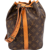 Louis Vuitton Monogram Canvas Sac Noé Petit Shoulder Bag