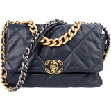 Chanel 19 Quilted Lambskin Chanel Single Flap Crossbody Bag