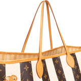 Louis Vuitton Striped Canvas Monogram Rayures Neverfull GM Shoulder Bag