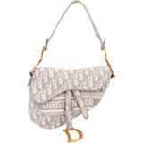 Dior Oblique Trotter Monogram Jacquard Saddle Shoulder Bag