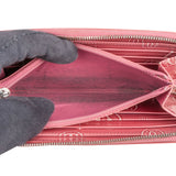 Cartier Patent Leather Happy Birthday Zippy Wallet
