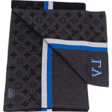 Louis Vuitton Wool Monogram Split Schal Scarf