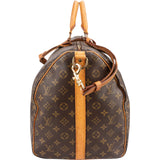 Louis Vuitton Monogram Canvas Keepall 55 Bandoulière Travel Bag