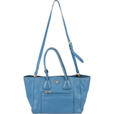 Prada Vitello Daino Leather Tote Shopper Shoulder Bag