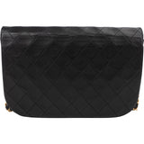 Chanel Quilted Lambskin 24K Gold Double Flap Shoulder Bag
