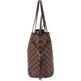 Louis Vuitton Monogram Damier Ebene Neverfull MM Shoulder Bag