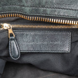 Balenciaga Dark Green Leather City Handbag