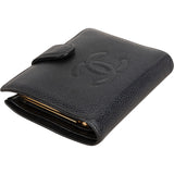 Chanel Caviar Leather CC Bifold Wallet