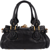 Chloé Grained Leather Paddington Satchel Handbag