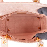 Christian Dior Pink Cotton Lady D-Lite Handbag