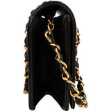 Chanel Quilted Lambskin 24K Gold Single Flap Shoulder Bag