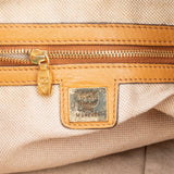 MCM Monogram Visetos Striped Hobo Handbag
