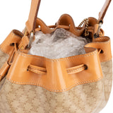 Celine Monogram Macadam Bucket Shoulder Bag