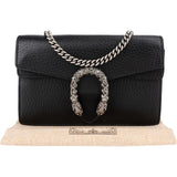 Gucci Grained Leather Dionysus Super Mini Crossbody Bag