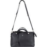 Fendi Black Leather By The Way Boston Handbag