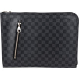 Louis Vuitton Monogram Damier Graphite Pochete Documents GM Clutch