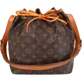 Louis Vuitton Monogram Canvas Sac Noé Petit Shoulder Bag