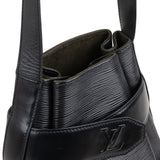 Louis Vuitton Noir Epi Leather Sac d'Epaule PM Shoulder Bag