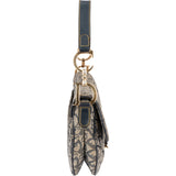 Christian Dior Oblique Trotter Monogram Canvas Saddle Shoulder Bag