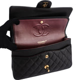 Chanel Quilted Lambskin Medium Double Flap Shoulder Bag