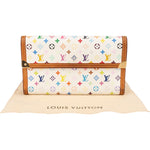 [🔄️B06 / F73] Louis Vuitton Canvas Monogram Multicolor Eliza Wallet - vintageandkickz