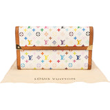 [🔄️B06 / F73] Louis Vuitton Canvas Monogram Multicolor Eliza Wallet - vintageandkickz