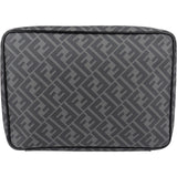 Fendi Monogram FF Canvas Pouch Accessoires Case Clutch