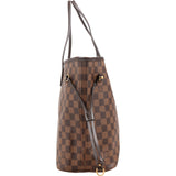 Louis Vuitton Monogram Damier Ebene Neverfull MM Shoulder Bag