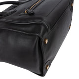 Celine Black Leather Luggage Handbag