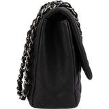 Chanel Quilted Lambskin Jumbo Single Flap Crossbody Bag