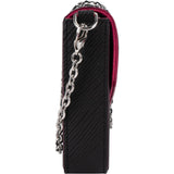 Louis Vuitton Noir Epi Leather Bicolor Pochette Felicie Crossbody Bag