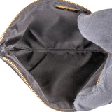 Prada Black Nylon Triangle Clutch - vintageandkickz