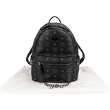 MCM Monogram Visetos Stark Side Studs Small Backpack