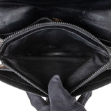 Gucci Black Leather Vintage Horsebit Shoulder Bag