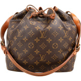 Louis Vuitton Monogram Canvas Sac Noé Petit Shoulder Bag